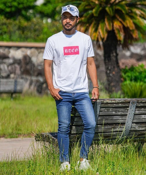 adamsJUGGLER(アダムスジャグラー)の「25/RTEGボックスO.E ティー(Tシャツ/カットソー・メンズ・ホワイト/ブラック/イエロー/ピンク・S/M/L/XL/XXL)」の8枚目の写真