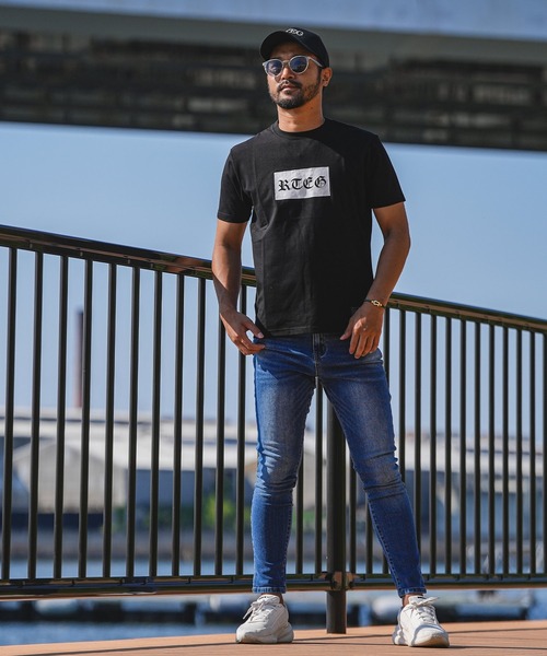 adamsJUGGLER(アダムスジャグラー)の「25/RTEGボックスO.E ティー(Tシャツ/カットソー・メンズ・ホワイト/ブラック/イエロー/ピンク・S/M/L/XL/XXL)」の5枚目の写真