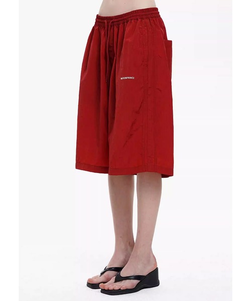 MASONPRINCE(メイソンプリンス)の「ルーズフィット ダークチェック ナイロンショーツ DK3125【MASONPRINCE】(その他パンツ・メンズ・ネイビー/レッド・L/M/S)」の14枚目の写真