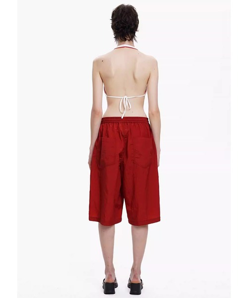 MASONPRINCE(メイソンプリンス)の「ルーズフィット ダークチェック ナイロンショーツ DK3125【MASONPRINCE】(その他パンツ・メンズ・ネイビー/レッド・L/M/S)」の17枚目の写真