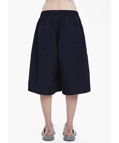 MASONPRINCE(メイソンプリンス)の「ルーズフィット ダークチェック ナイロンショーツ DK3125【MASONPRINCE】(その他パンツ・メンズ・ネイビー/レッド・L/M/S)」の4枚目の写真