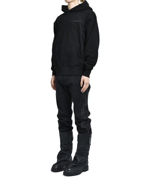 PLEASURES(プレジャー)の「DEBUT HOODIE(パーカー・メンズ・ブラック・LARGE/MEDIUM)」の4枚目の写真