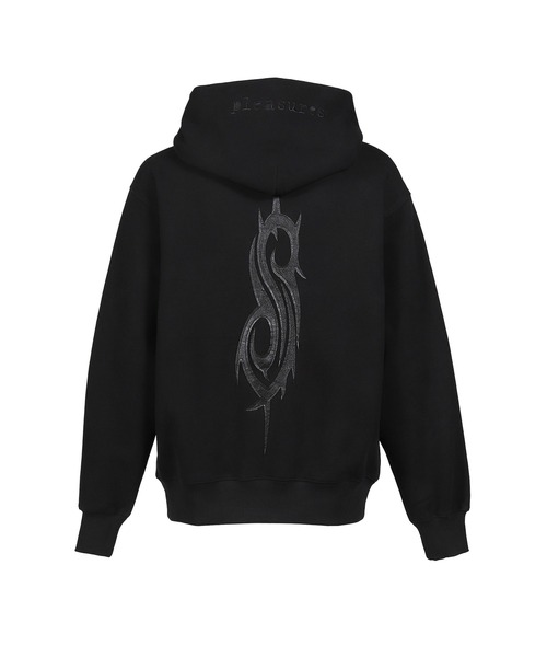 PLEASURES(プレジャー)の「DEBUT HOODIE(パーカー・メンズ・ブラック・LARGE/MEDIUM)」の6枚目の写真
