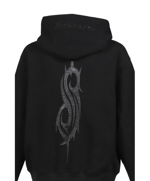 PLEASURES(プレジャー)の「DEBUT HOODIE(パーカー・メンズ・ブラック・LARGE/MEDIUM)」の9枚目の写真