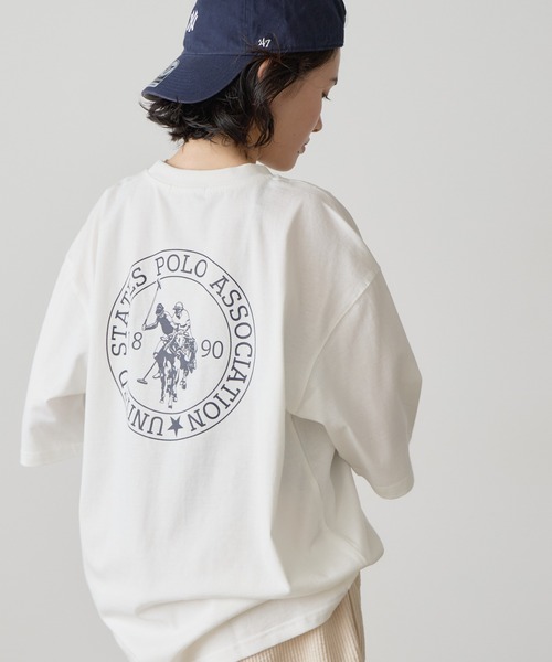 U.S. POLO ASSN.（ユーエスポロアッスン）の「U.S. POLO ASSN./ユーエスポロアッスン クルーショートスリーブTシャツ メンズ 秋物 秋服 2026年秋冬（Tシャツ/カットソー・メンズ・杢グレー/ブラック・L/LL/M）」の3枚目の写真