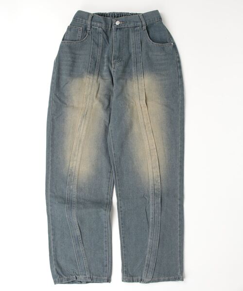 ROOPTOKYO（ループトウキョウ）の「LOOSE FIT DESIGN DENIM/ルーズフィットデザインデニム（デニムパンツ・メンズ・ブラック/インディゴブルー・1/4/2/3/L）」の5枚目の写真