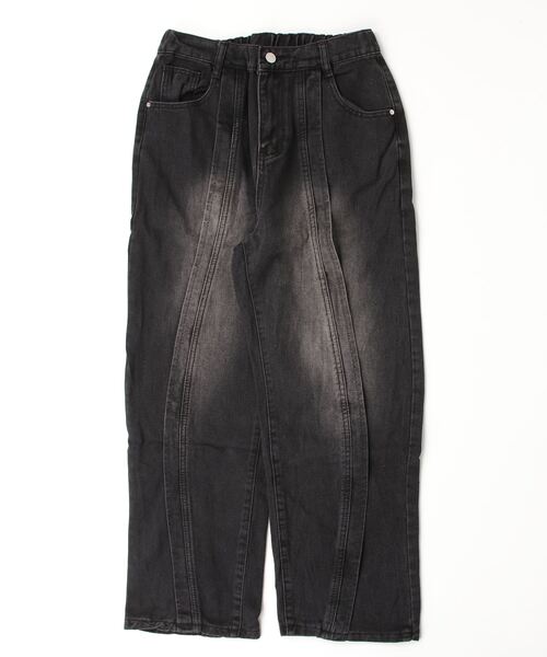 ROOPTOKYO（ループトウキョウ）の「LOOSE FIT DESIGN DENIM/ルーズフィットデザインデニム（デニムパンツ・メンズ・ブラック/インディゴブルー・1/4/2/3/L）」の4枚目の写真