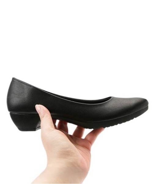 Re:getA(リゲッタ)の「RegetA リゲッタ プレーンパンプス RMP001(パンプス・レディース・ブラック/グレー・23cm/24.5cm/23.5cm/24cm)」の3枚目の写真