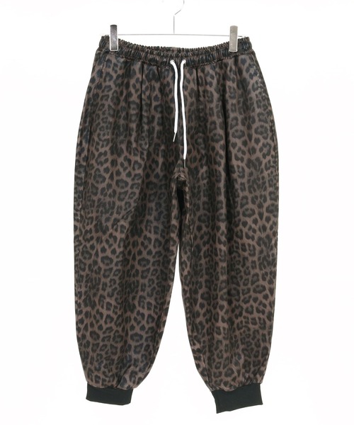 CAMBIO(カンビオ)の「mp13804- Leopard Synthetic Leather Jogger Pants レザージョガーパンツ(その他パンツ・メンズ・ブラウン/チャコール・S/M/L)」の18枚目の写真