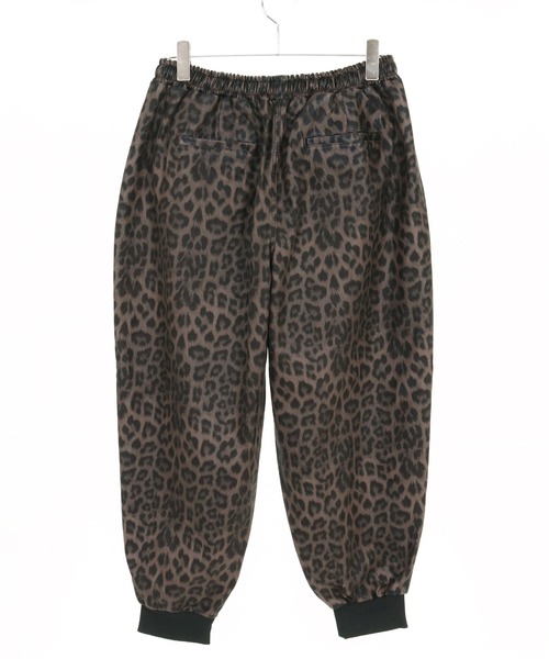 CAMBIO(カンビオ)の「mp13804- Leopard Synthetic Leather Jogger Pants レザージョガーパンツ(その他パンツ・メンズ・ブラウン/チャコール・S/M/L)」の19枚目の写真