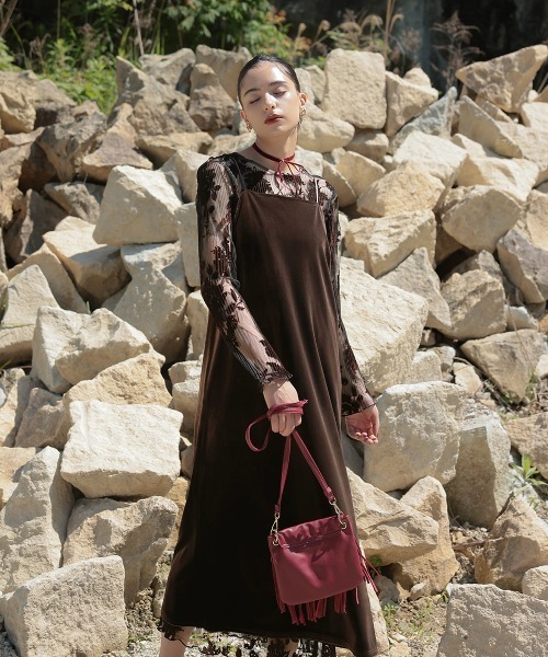 Callarus（カラルス）の「2WAYベロアフロッキープリーツ