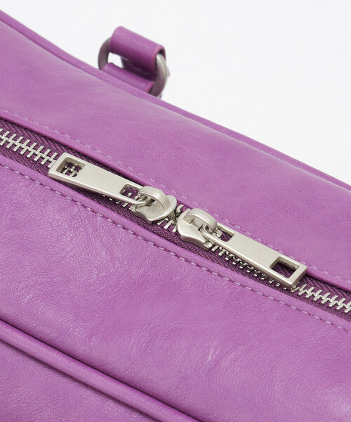 GRAIN（グレイン）の「【GRAIN/グレイン】2WAYヴィンテージチュールボストンバッグ（ショルダーバッグ・レディース・アイボリー/ブラウン/パープル/ブラック・FREE）」の10枚目の写真