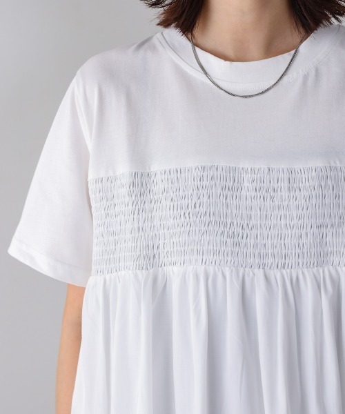 Bou Jeloud（ブージュルード）の「裾バルーンプルオーバー（Tシャツ/カットソー・レディース・ホワイト/ブラック・FREE）」の16枚目の写真