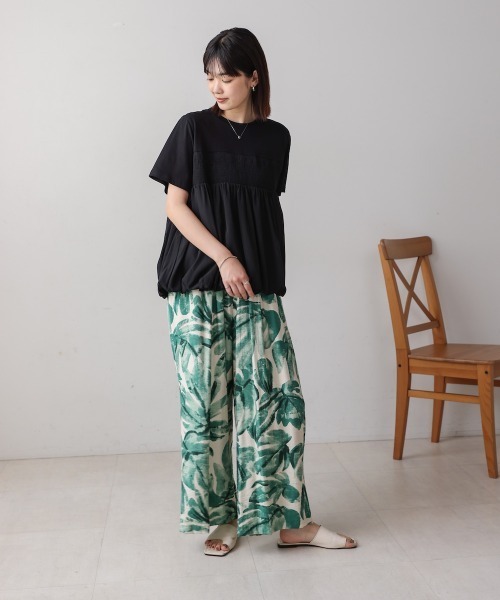 Bou Jeloud（ブージュルード）の「裾バルーンプルオーバー（Tシャツ/カットソー・レディース・ホワイト/ブラック・FREE）」の19枚目の写真