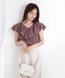 リボン風ブラウス / 1215210703