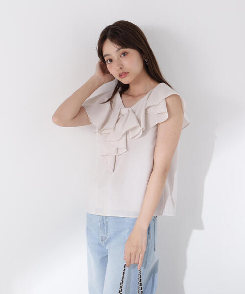 PROPORTION BODY DRESSING（プロポーションボディドレッシング）の「リボン風ブラウス / 1215210703（シャツ/ブラウス・レディース・グレー/ダークグレー/ブラウン・FREE）」の21枚目の写真