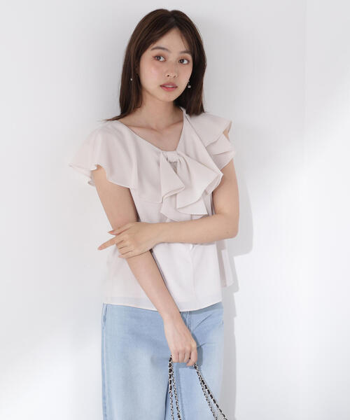 PROPORTION BODY DRESSING（プロポーションボディドレッシング）の「リボン風ブラウス / 1215210703（シャツ/ブラウス・レディース・グレー/ダークグレー/ブラウン・FREE）」の20枚目の写真