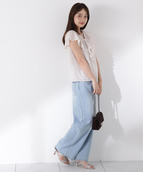 PROPORTION BODY DRESSING（プロポーションボディドレッシング）の「リボン風ブラウス / 1215210703（シャツ/ブラウス・レディース・グレー/ダークグレー/ブラウン・FREE）」の18枚目の写真