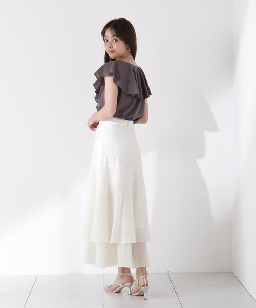 PROPORTION BODY DRESSING（プロポーションボディドレッシング）の「リボン風ブラウス / 1215210703（シャツ/ブラウス・レディース・グレー/ダークグレー/ブラウン・FREE）」の10枚目の写真