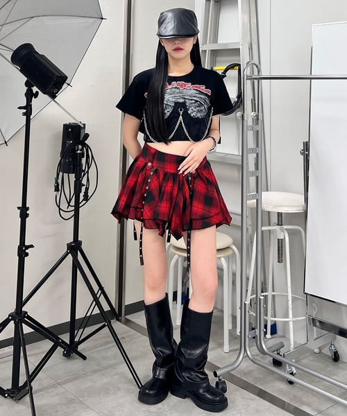 Figments（フィグメンツ）の「チェーンパンクロゴＴ（その他トップス・レディース・ブラック・FREE）」の3枚目の写真