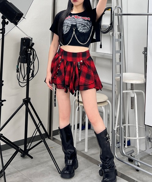 Figments（フィグメンツ）の「チェーンパンクロゴＴ（その他トップス・レディース・ブラック・FREE）」の2枚目の写真