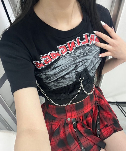 Figments（フィグメンツ）の「チェーンパンクロゴＴ（その他トップス・レディース・ブラック・FREE）」の4枚目の写真