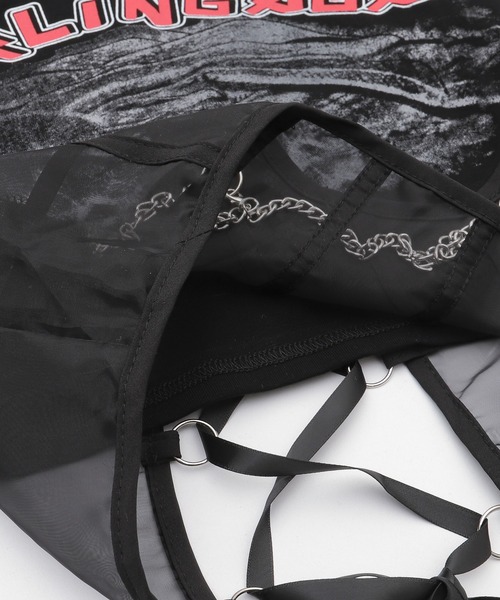 Figments（フィグメンツ）の「チェーンパンクロゴＴ（その他トップス・レディース・ブラック・FREE）」の9枚目の写真