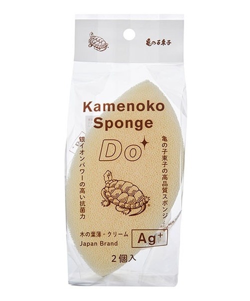 GEORGE'S（ジョージズ）の「亀の子スポンジ Do 木の葉薄型2個入（キッチンツール・レディース・ホワイト/ミント/シャーベット・FREE）」の2枚目の写真