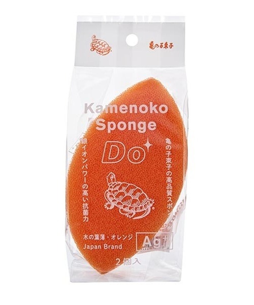 GEORGE'S（ジョージズ）の「亀の子スポンジ Do 木の葉薄型2個入（キッチンツール・レディース・ホワイト/ミント/シャーベット・FREE）」の3枚目の写真