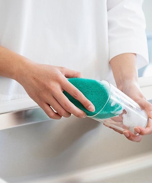 GEORGE'S（ジョージズ）の「亀の子スポンジ Do 木の葉薄型2個入（キッチンツール・レディース・ホワイト/ミント/シャーベット・FREE）」の9枚目の写真