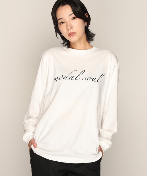 YEN TOWN MARKET(イェンタウンマーケット)の「【Nujabes】ヌジャベス Modal Soul LS TEE(Tシャツ/カットソー・メンズ・ホワイト/ネイビー/ブラック・XL/L/M/S)」の22枚目の写真