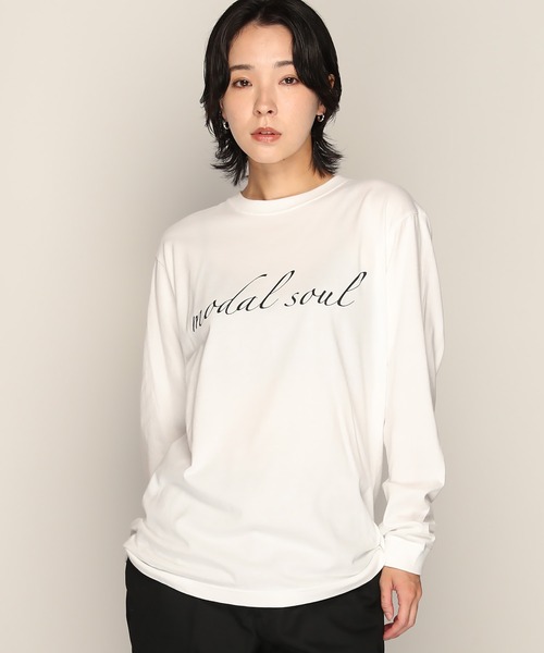 YEN TOWN MARKET(イェンタウンマーケット)の「【Nujabes】ヌジャベス Modal Soul LS TEE(Tシャツ/カットソー・メンズ・ホワイト/ネイビー/ブラック・XL/L/M/S)」の20枚目の写真