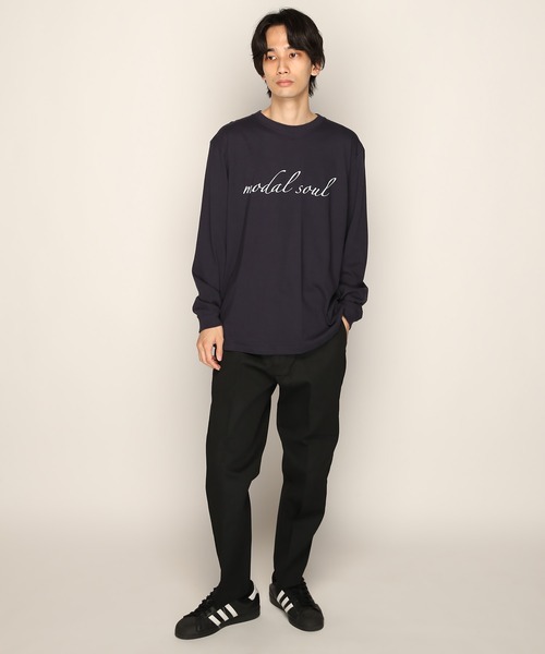 YEN TOWN MARKET(イェンタウンマーケット)の「【Nujabes】ヌジャベス Modal Soul LS TEE(Tシャツ/カットソー・メンズ・ホワイト/ネイビー/ブラック・XL/L/M/S)」の18枚目の写真