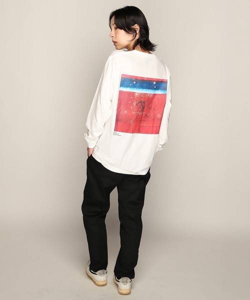 YEN TOWN MARKET(イェンタウンマーケット)の「【Nujabes】ヌジャベス Modal Soul LS TEE(Tシャツ/カットソー・メンズ・ホワイト/ネイビー/ブラック・XL/L/M/S)」の7枚目の写真