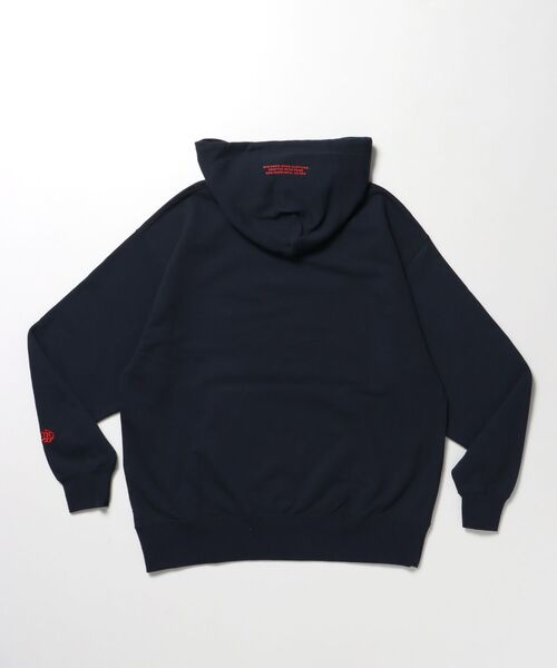 BEN DAVIS（ベンデイビス）の「【BEN DAVIS（ベンデイビス）】MID WEIGHT SWEAT HOODIE / パーカー プルパーカー フーディ 短丈 刺繍 裏起毛（パーカー・メンズ・ネイビー/ブラック/アッシュグレー/ブラウン・X-LARGE/MEDIUM/LARGE）」の21枚目の写真