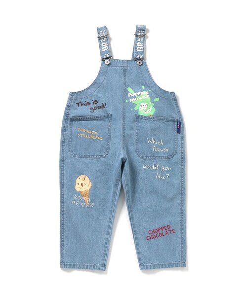 BREEZE（ブリーズ）の「サーティワン わんぱくサロペ（サロペット/オーバーオール・キッズ・ブルー・130/120/110/100/90）」の11枚目の写真