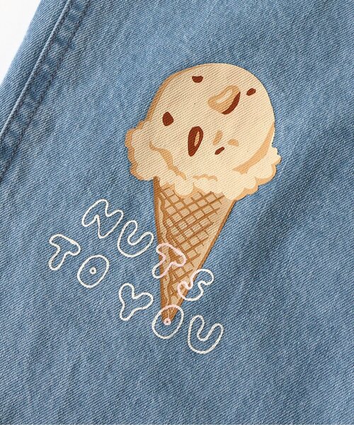 BREEZE（ブリーズ）の「サーティワン わんぱくサロペ（サロペット/オーバーオール・キッズ・ブルー・130/120/110/100/90）」の12枚目の写真