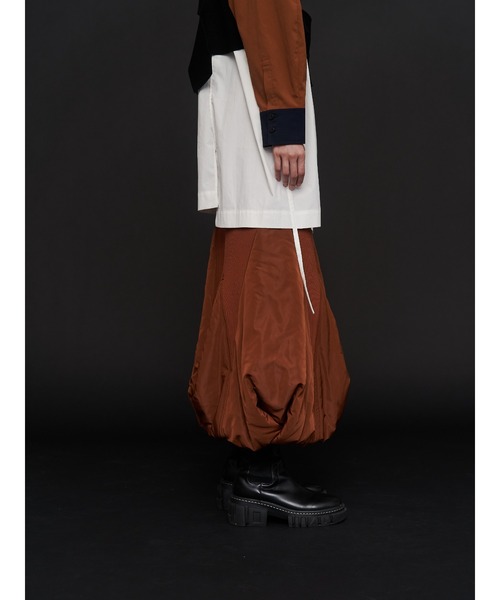 セール】KNIT VEST DOCKING SHIRT / ニットベストドッキングシャツ