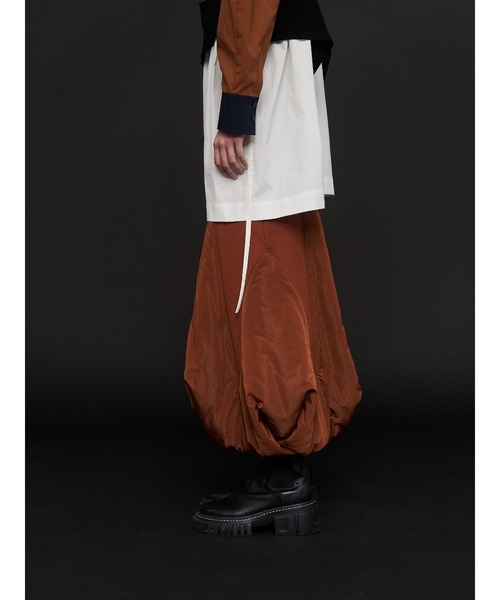 UN3D.（アンスリード）の「KNIT VEST DOCKING SHIRT / ニットベストドッキングシャツ（シャツ/ブラウス・レディース・キャメル/その他1/グレー・38/36）」の21枚目の写真