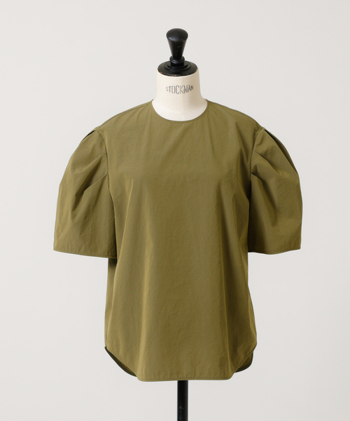 DESIGNWORKS(デザインワークス)の「タックスリーブシャツ(シャツ/ブラウス・レディース・カーキ・38)」の10枚目の写真
