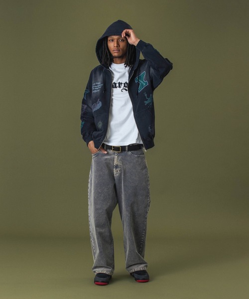 XLARGE（エクストララージ）の「MULTI LOGO ZIP UP HOODED