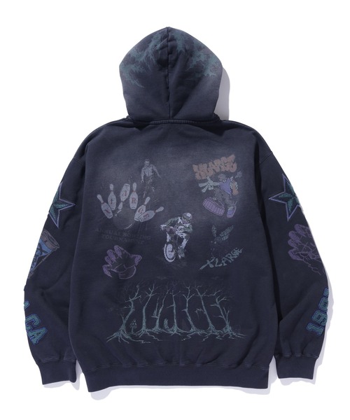 XLARGE（エクストララージ）の「MULTI LOGO ZIP UP HOODED SWEATSHIRT