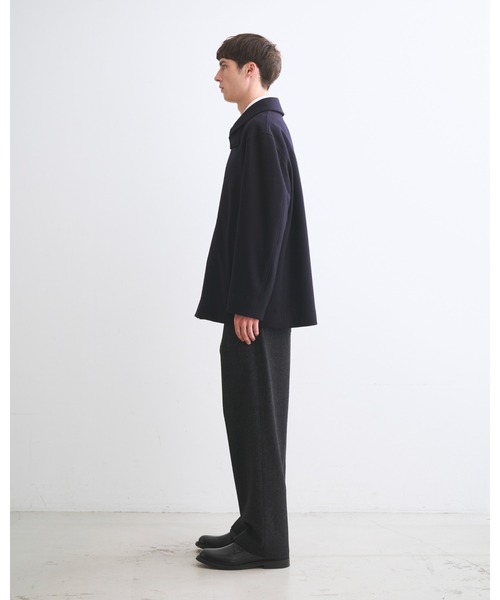 Traditional Weatherwear（トラディショナルウェザーウェア）の「DERBY B/T SHORT（ステンカラーコート・メンズ・ブラック/ネイビー/グレー系その他・36/40/38）」の5枚目の写真