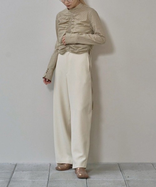 TODAYFUL Wide Cocoon Trousers ワイドコクーントラウザーズ/12520722