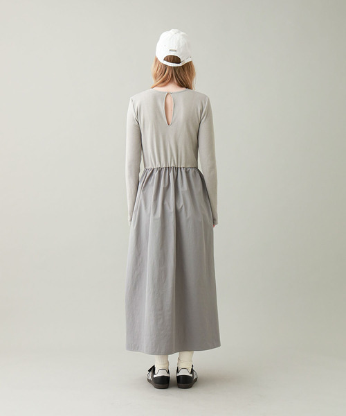 BABU-BU(バブーブ)の「<カップ付き>BRA TOP GATHERED ONEPIECE(ワンピース・レディース・ブラック/グレー・ONE SIZE)」の7枚目の写真