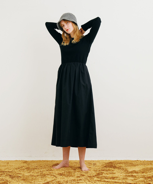 BABU-BU(バブーブ)の「<カップ付き>BRA TOP GATHERED ONEPIECE(ワンピース・レディース・ブラック/グレー・ONE SIZE)」の15枚目の写真