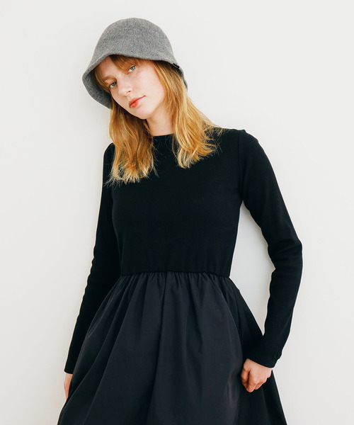 BABU-BU(バブーブ)の「<カップ付き>BRA TOP GATHERED ONEPIECE(ワンピース・レディース・ブラック/グレー・ONE SIZE)」の19枚目の写真