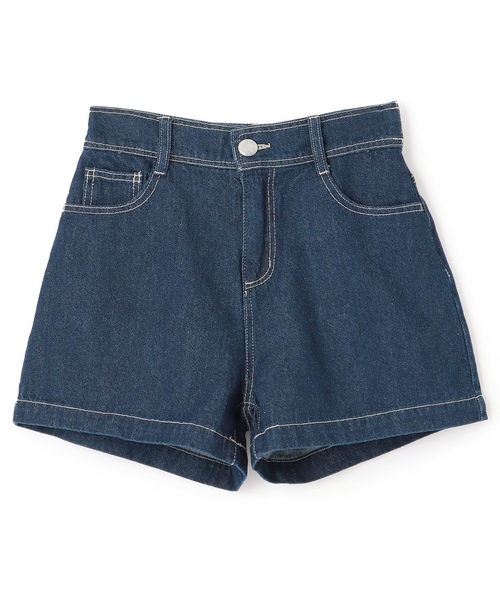 LOVETOXIC（ラブトキシック）の「【GOODPRICE】【綿100％】プレートロゴデニムショートパンツ（デニムパンツ・キッズ・ライトブルー/ブルー/グレー・M/L/SS/S）」の16枚目の写真