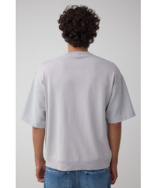 AZUL by moussy(アズールバイマウジー)の「フェイクスウェード切替ニットトップス(ニット/セーター・メンズ・ライトグレー/ブラック/ライトベージュ・FREE)」の22枚目の写真