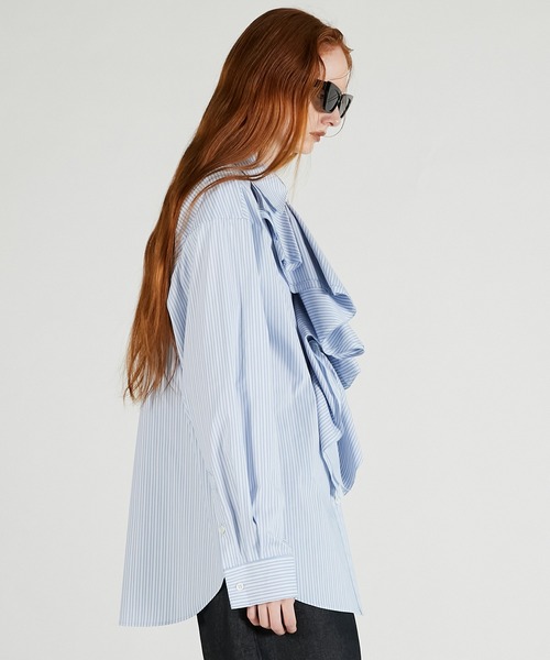 PRANK PROJECT（プランクプロジェクト）の「ラッフルブラウス / Ruffle Blouse（シャツ/ブラウス・レディース・ホワイト/ブルー/ブラック・FREE）」の12枚目の写真